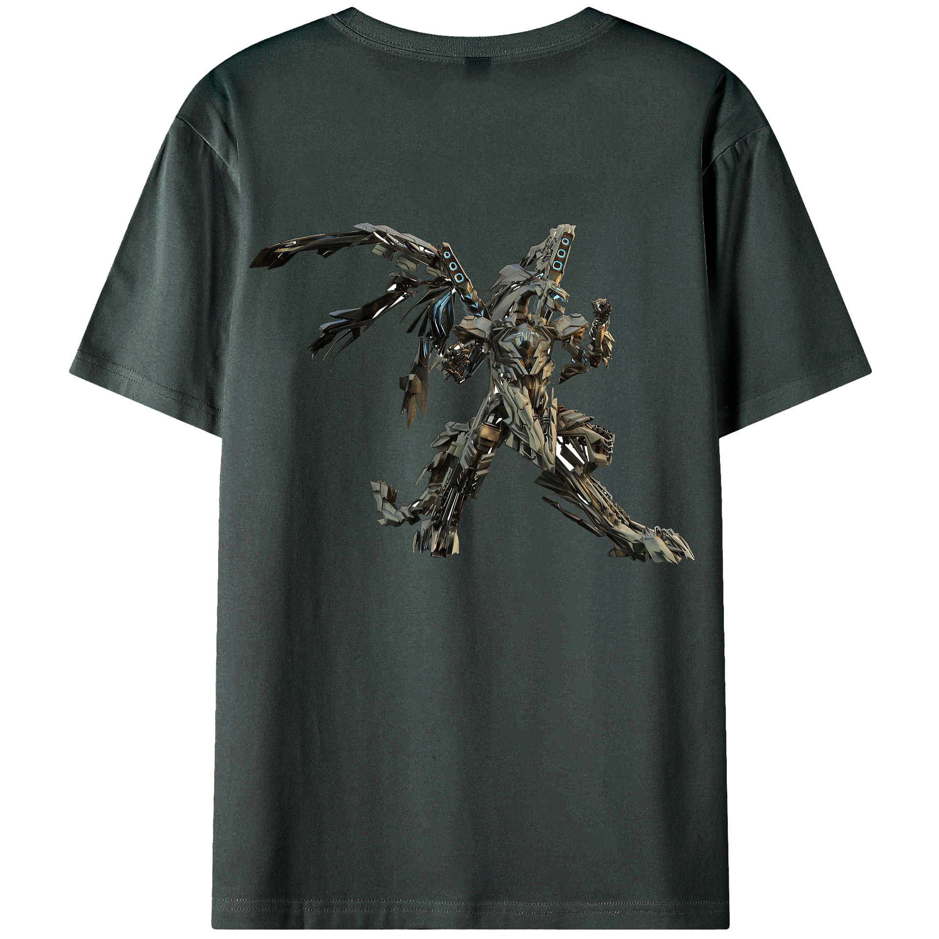 （画像用）  綿100％ メンズ半袖Tシャツ（バックプリント） 通気性